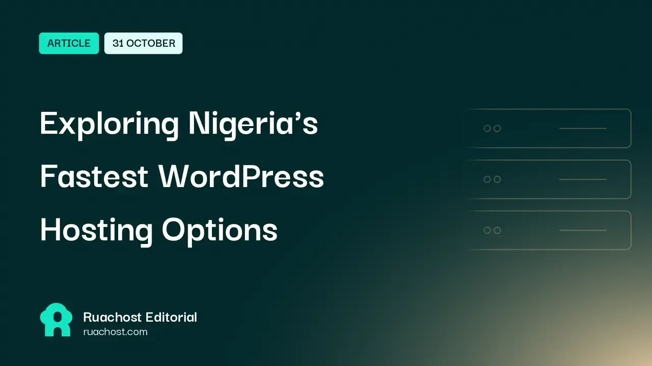 Exploring Nigeria's Fastest WordPress Hosting Options