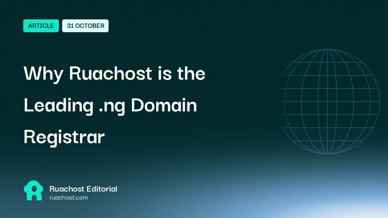 Why Ruachost is the Leading .ng Domain Registrar