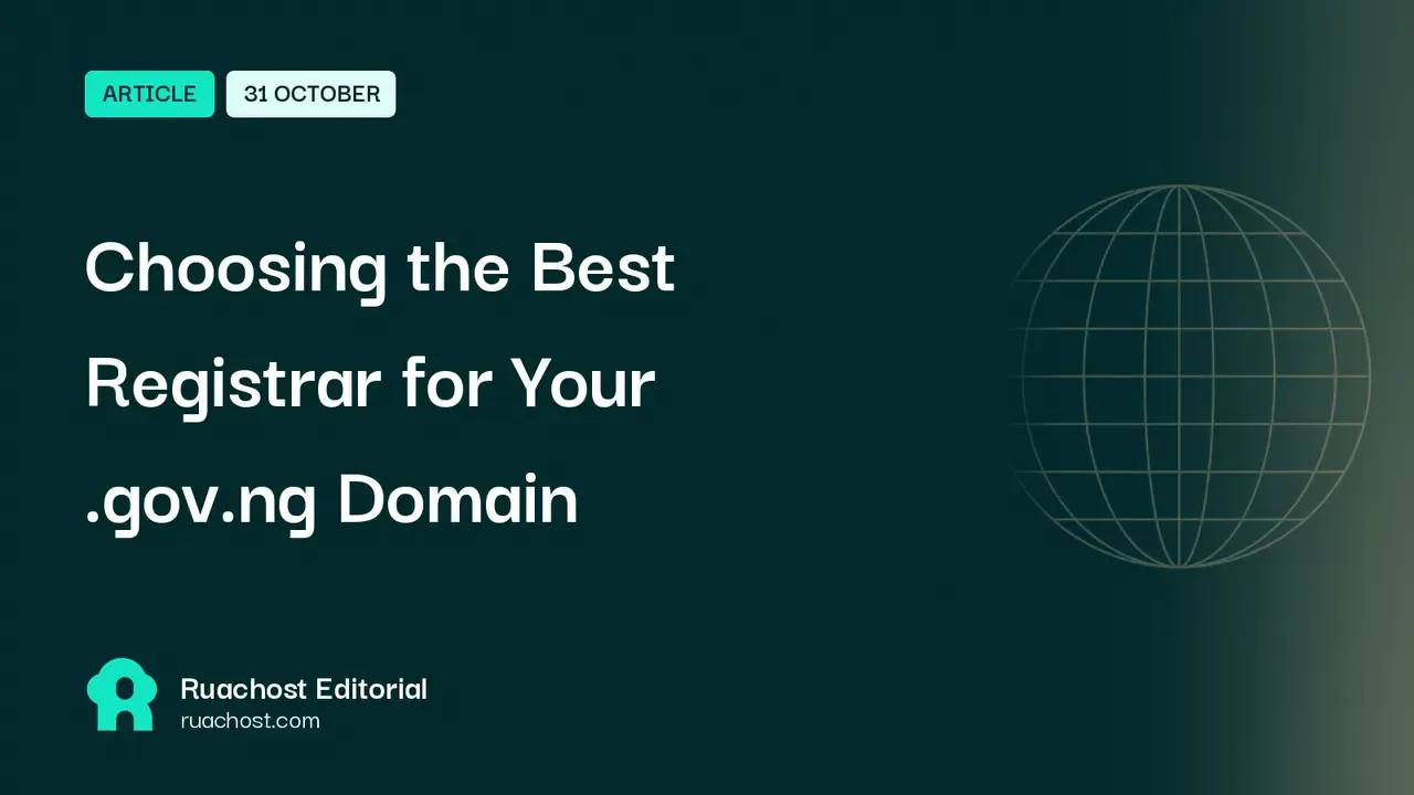 Choosing the Best Registrar for Your .gov.ng Domain
