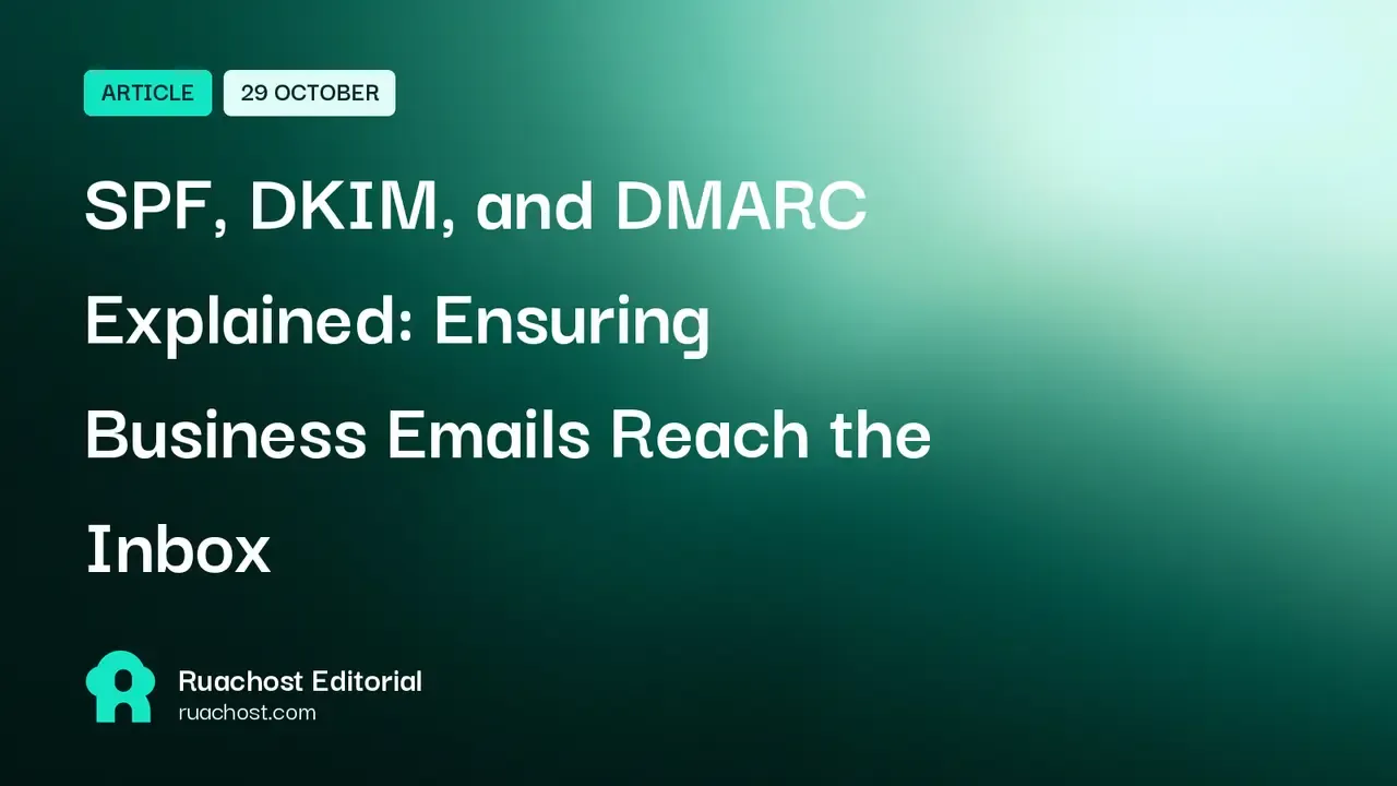 SPF, DKIM, and DMARC Explained: Ensuring Business Emails Reach the Inbox